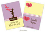 Valentine's Day Exchange Cards by Little Lamb Designs (Little Girl)